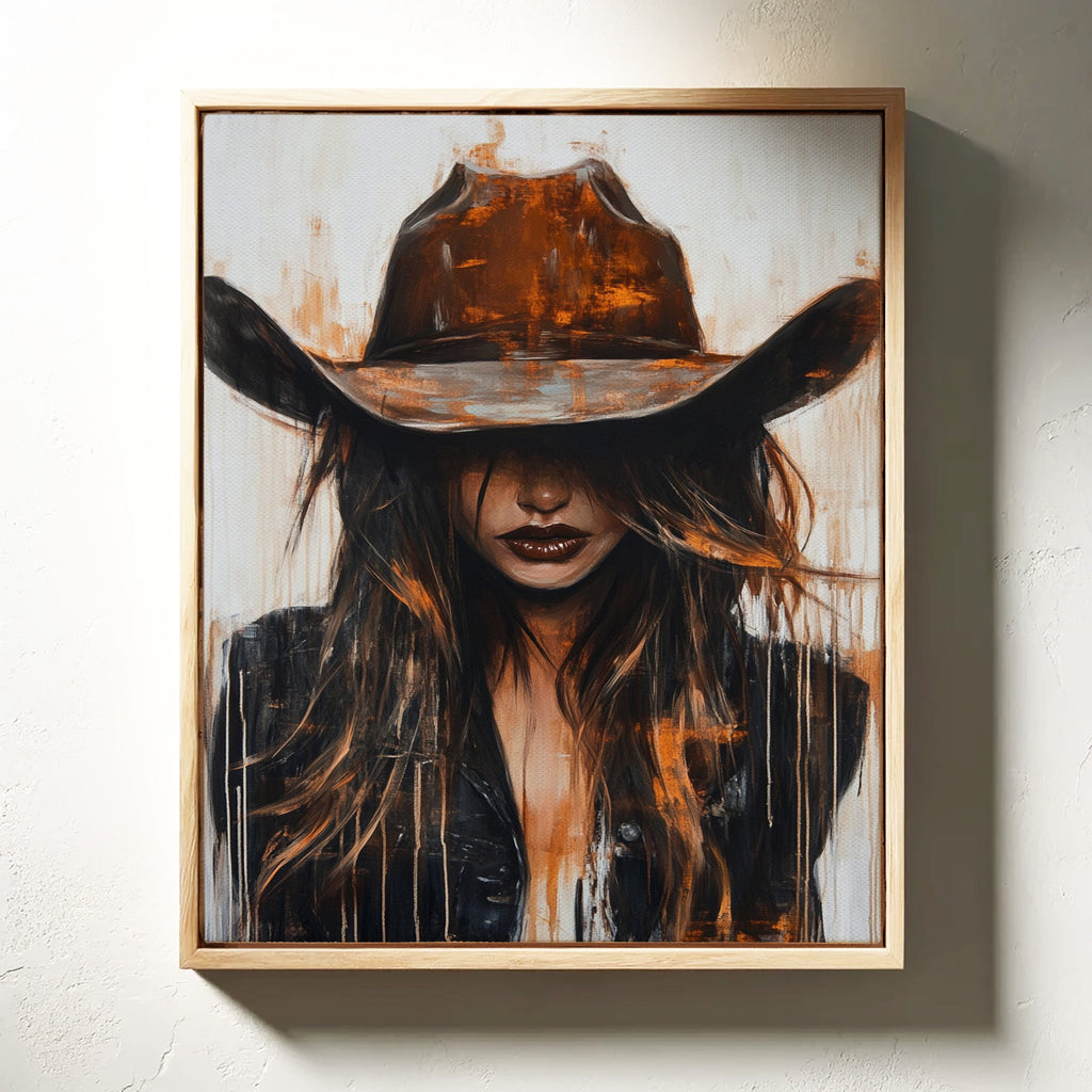 Cowgirl in Crimson – Modern Western Grit